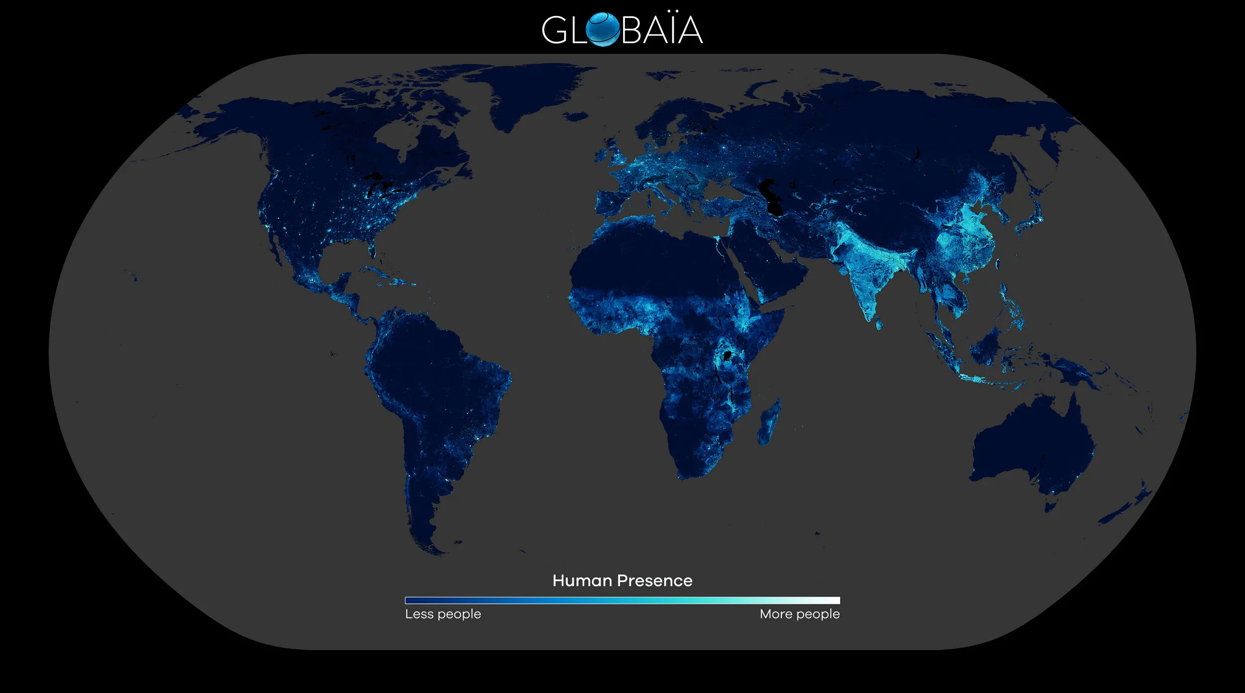 Human Climate Niche - Population density 12020