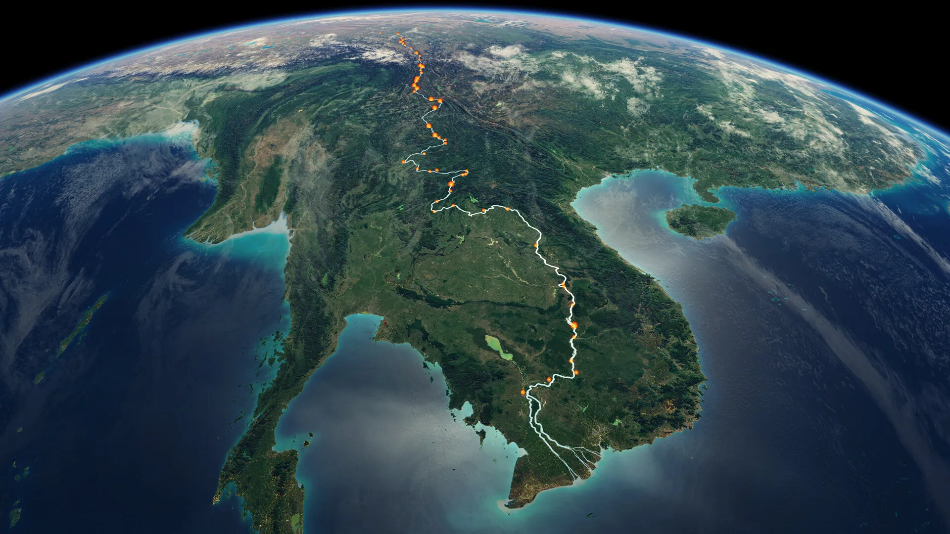 Dams of the Mekong River