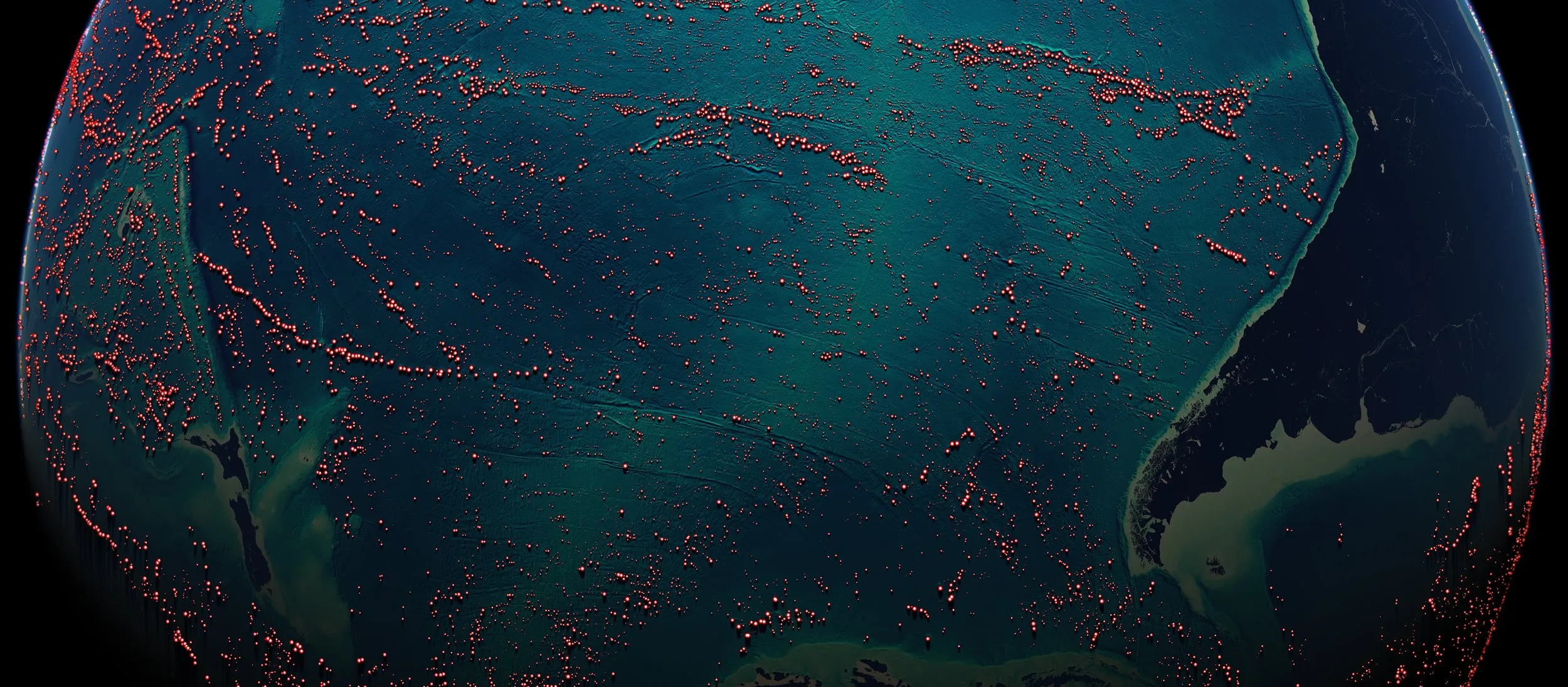 Seamounts of the world's oceans