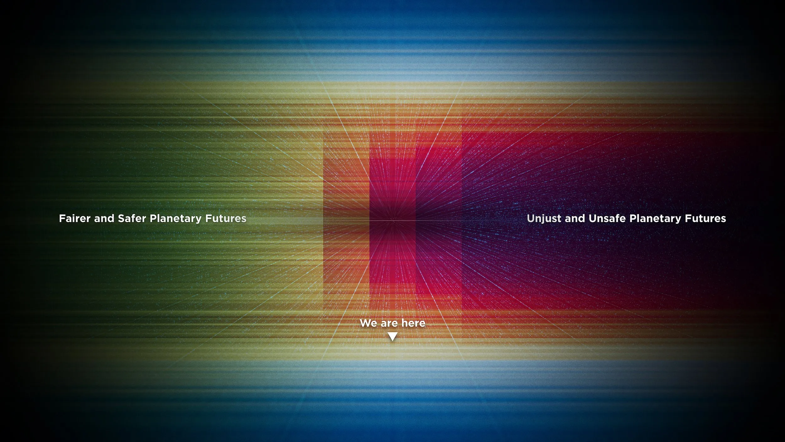 Shared Socioeconomic Pathways warming stripes