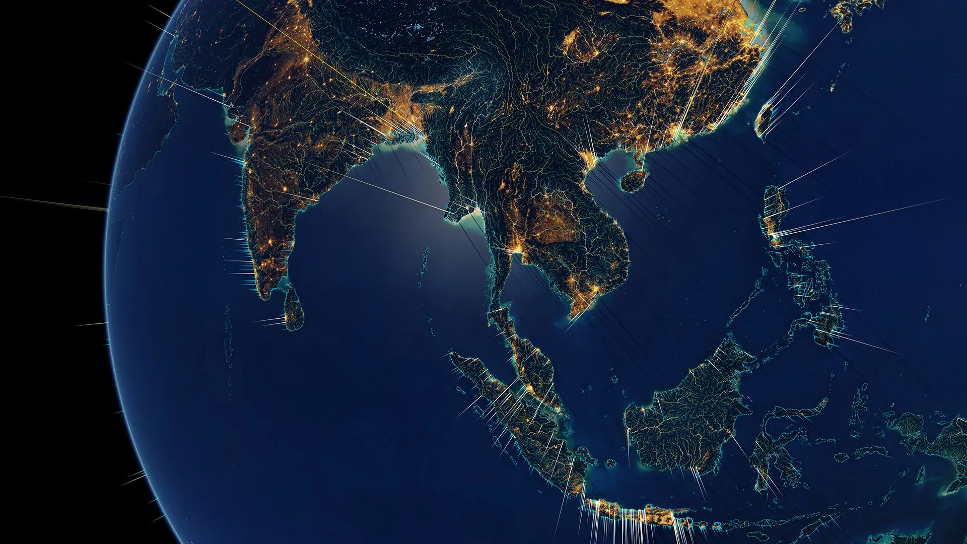 Plastic Rivers - plastic pollution released into oceans from river mouths