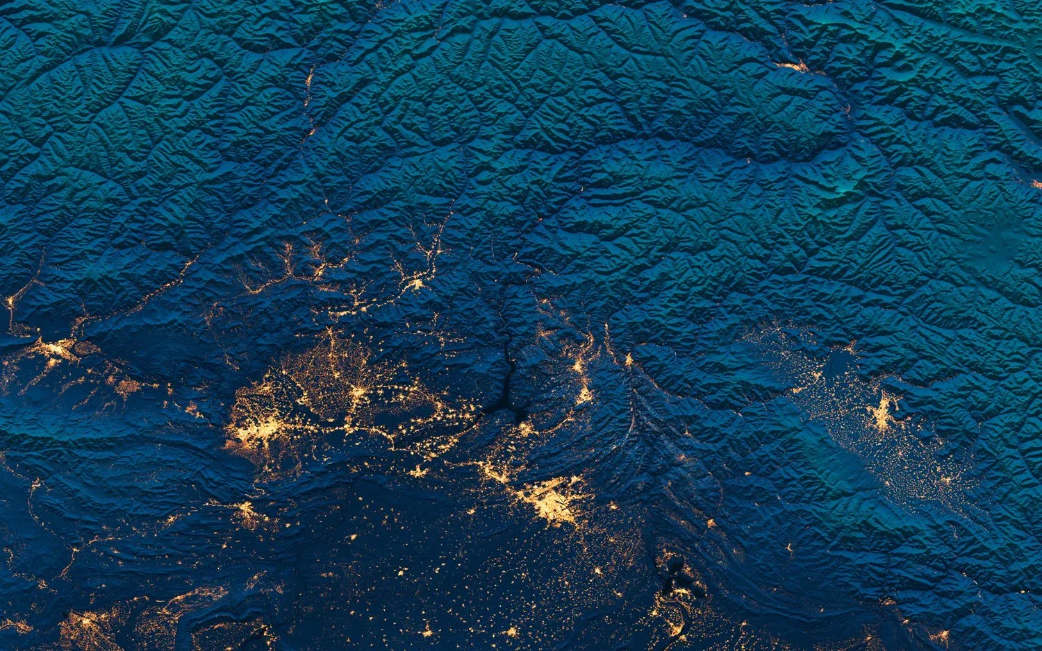 Abbottabad-Srinagar urban sprawl