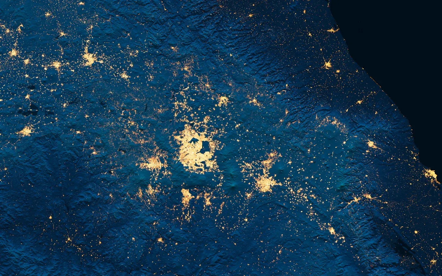Mexico City urban sprawl