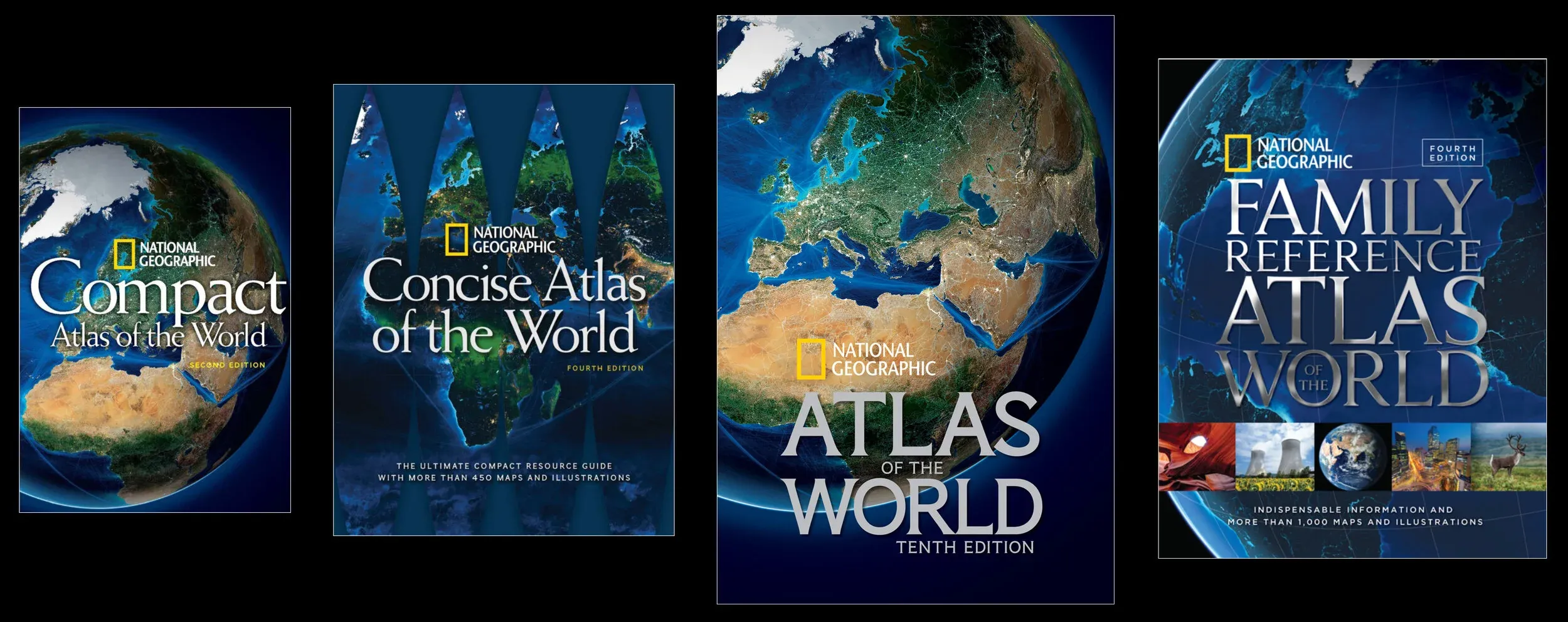 National Geographic atlases collection