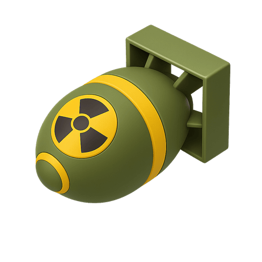 A nuclear bomb — the original example, and still the clearest, of a technology that cannot be uninvented.