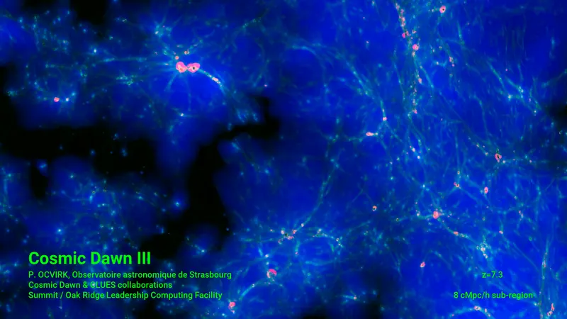 Cosmic Dawn III (CoDa III): image from the project