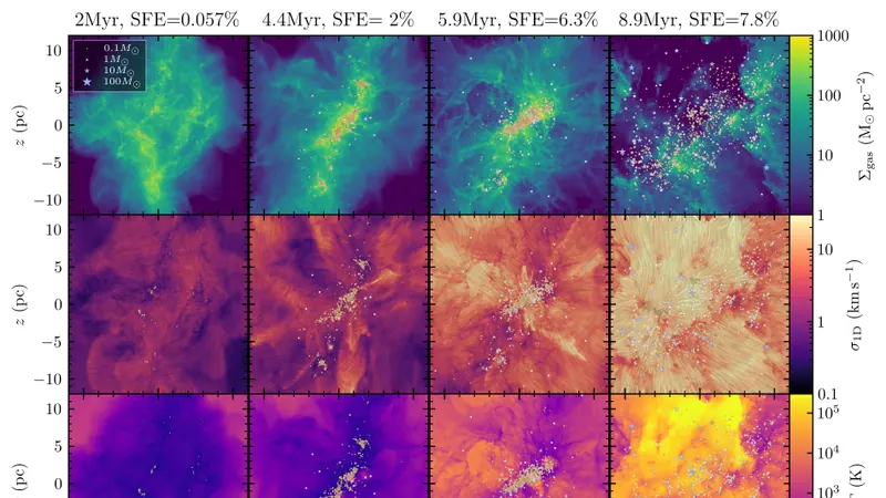 STARFORGE (STAR FORmation in Gaseous Environments): image from the project