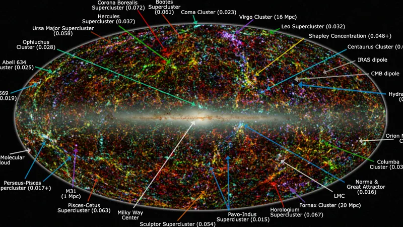 2MASS Redshift Survey (2MRS): image from the project