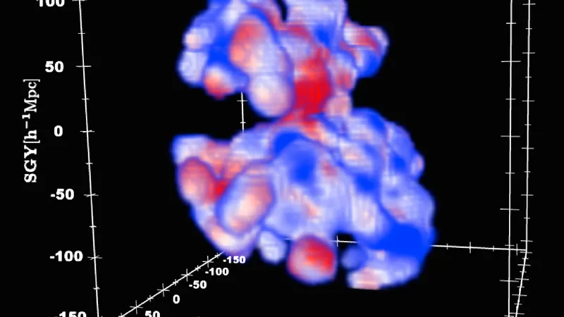 6dFGS Peculiar Velocity Survey (6dFGSv): image from the project