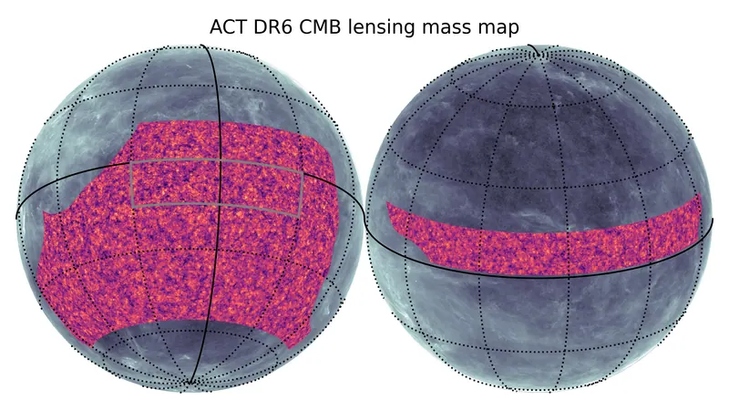 Atacama Cosmology Telescope (ACT): image from the project