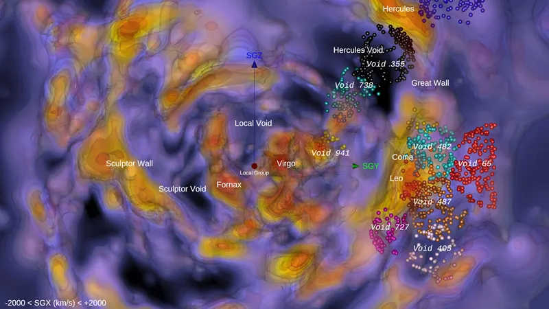 Cosmicflows-2: image from the project