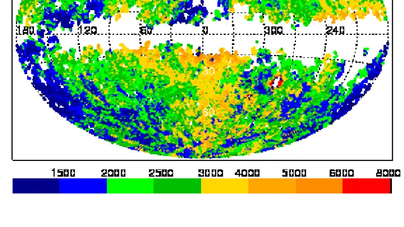 Galaxy Evolution Explorer (GALEX) surveys: image from the project