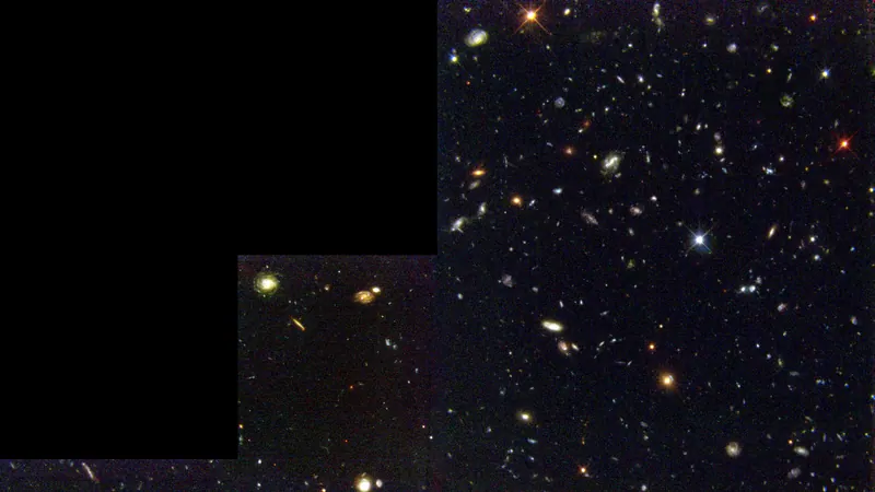 Hubble Deep Field South (HDF-S): image from the project