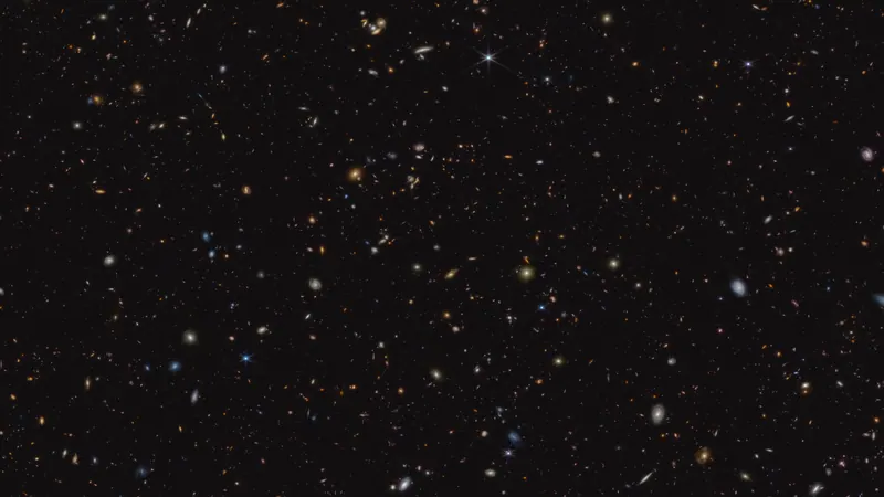 JWST Advanced Deep Extragalactic Survey (JADES): image from the project