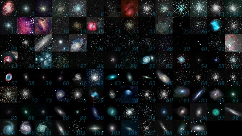 Messier Catalogue: image from the project