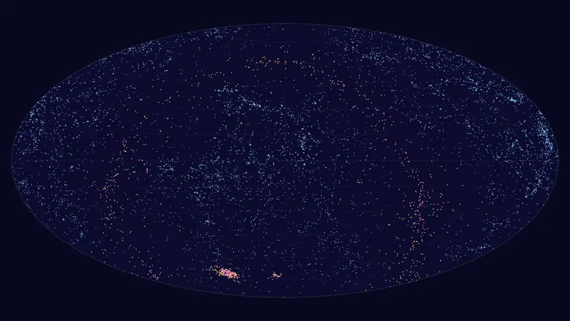 New General Catalogue of Nebulae and Clusters of Stars (NGC): image from the project