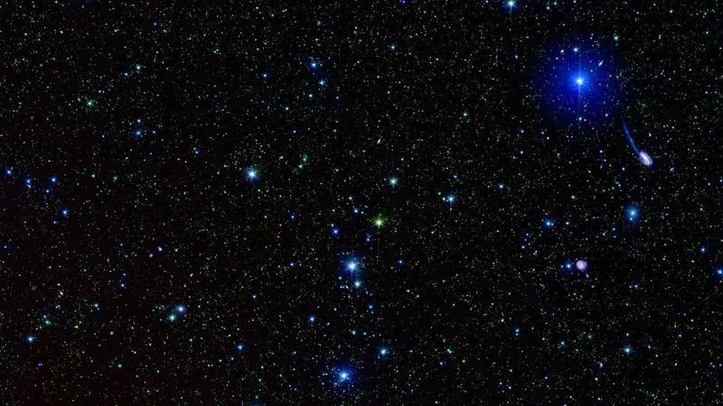 SIRTF Wide-area InfraRed Extragalactic Survey (SWIRE): image from the project