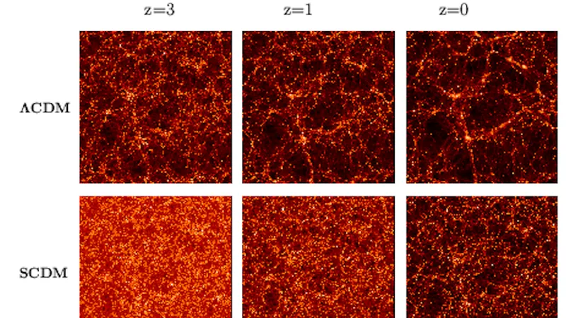 Virgo Consortium CDM simulations: image from the project
